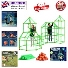 Kids 130 Pcs DIY Fort Building
