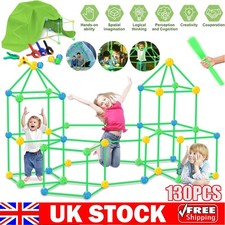 130PCS DIY Fort Building Build