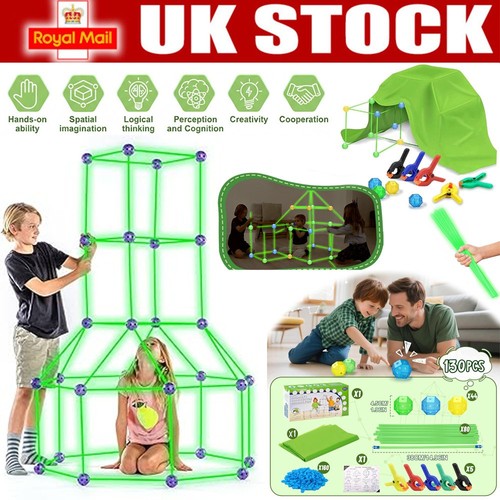 Glow the dark fort building - glow, in